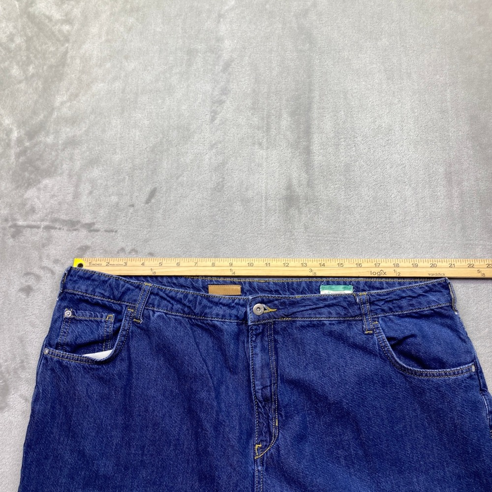 Anthropologie Pilcro The Annie Wide Leg Jeans Medium Blue Wash Plus Size 20W - Picture 4 of 11